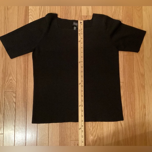 Eileen Fisher Black Sweater, Square Neck, Size Medium, *Host pick* - Picture 7 of 11